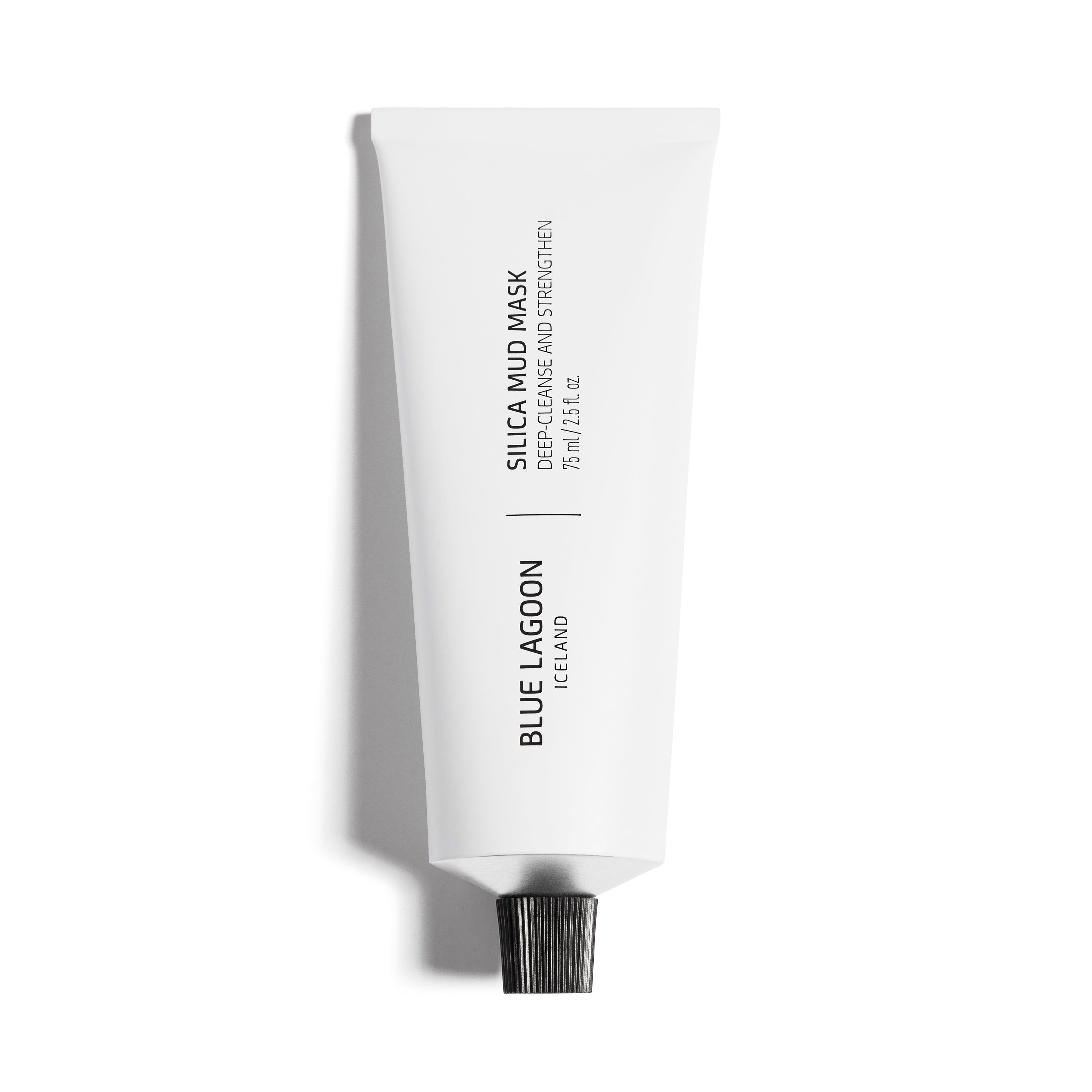 Silica Mud Mask tube 75ml on white background