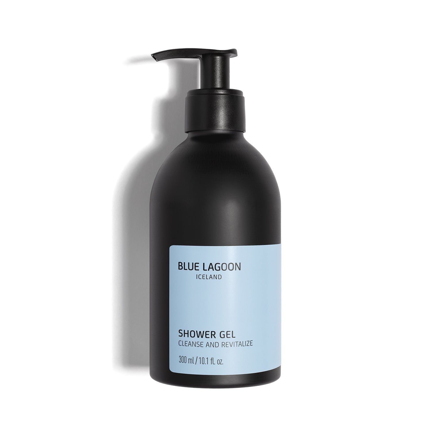 Shower Gel pump on white background