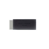 Black Lava Soap Bar on white background