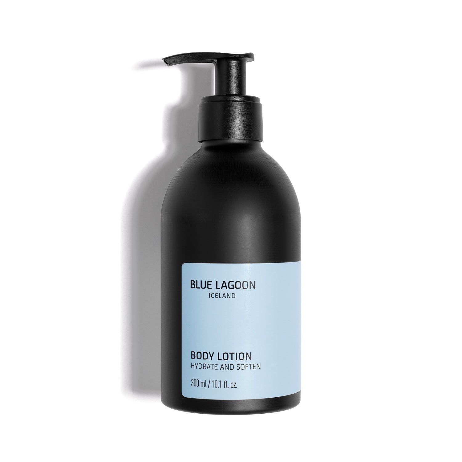 Body Lotion bottle 300ml on white background