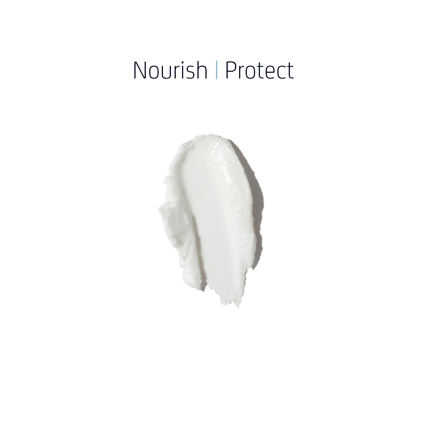 Texture of Hand Cream showing smooth white cream