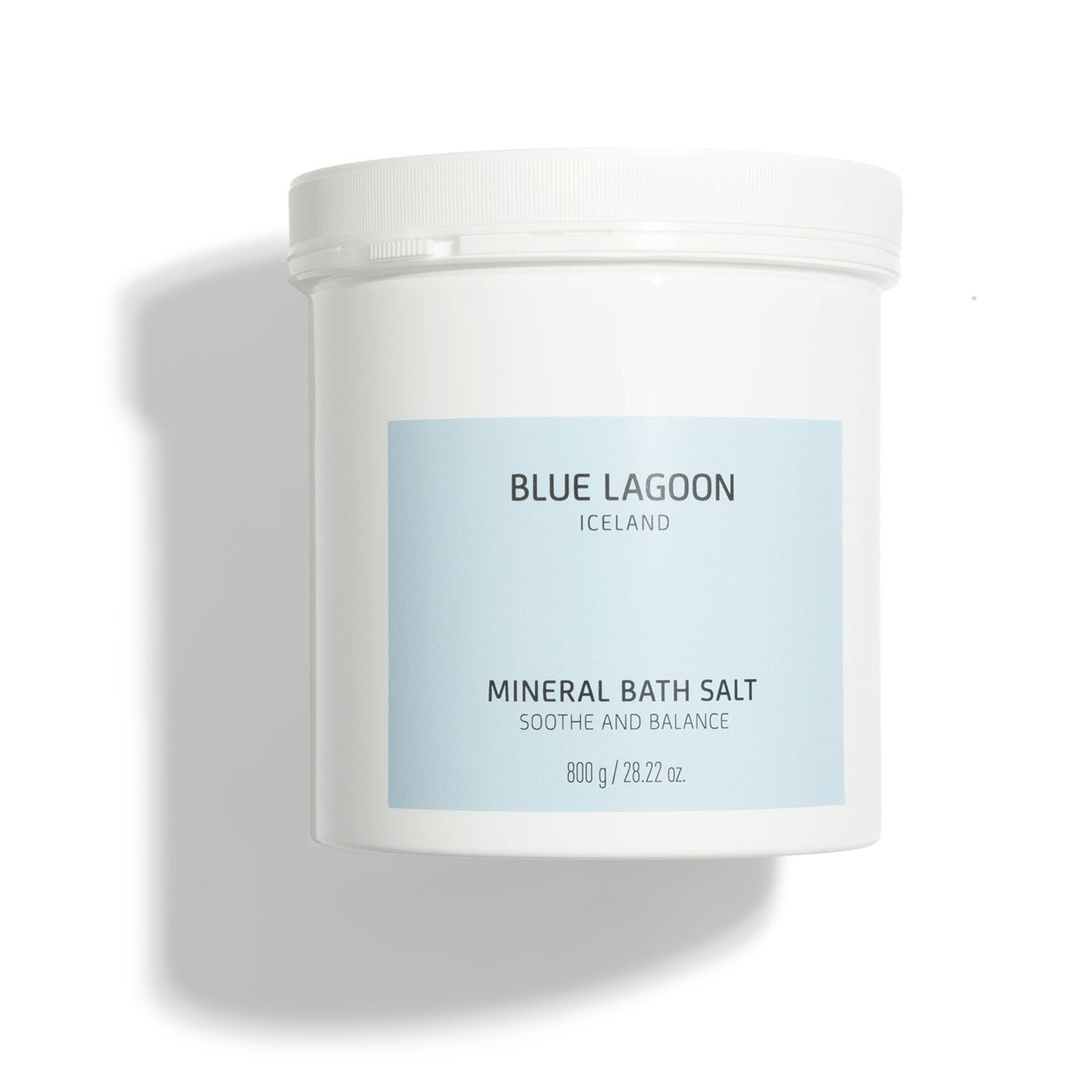 Mineral Salt on white background